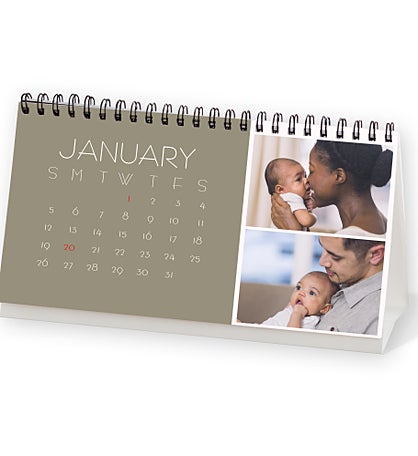 Picture Perfect Personalized Photo Desk Calendar