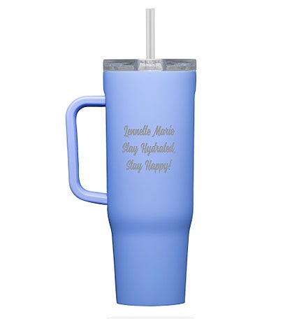 Engraved Corkcicle 40oz Cruiser in Periwinkle