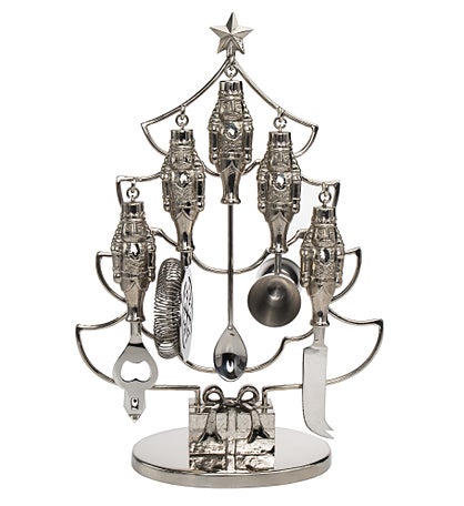 Godinger Nutcracker 6 Piece Bar Tool Set