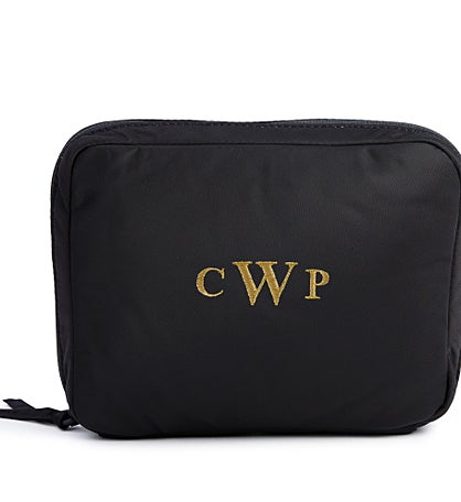 Embroidered Vera Bradley Tech and Cord Organizer in Moonless Night