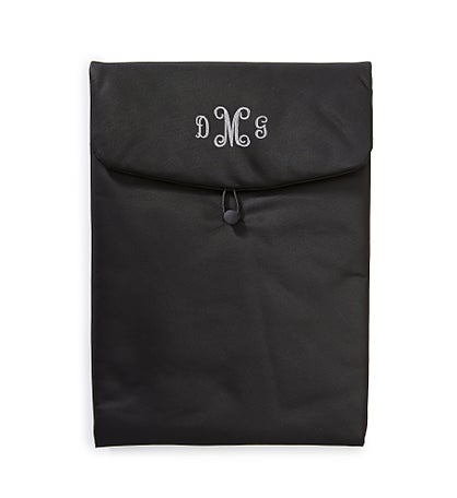 Vera Bradley Large Tech Sleeve in Black Nylon