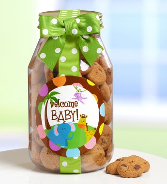 Welcome Baby Chocolate Chip Cookie Jar