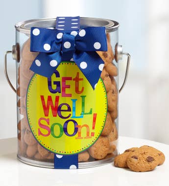 Get Well Soon Chocolate Chip Cookies in a Can