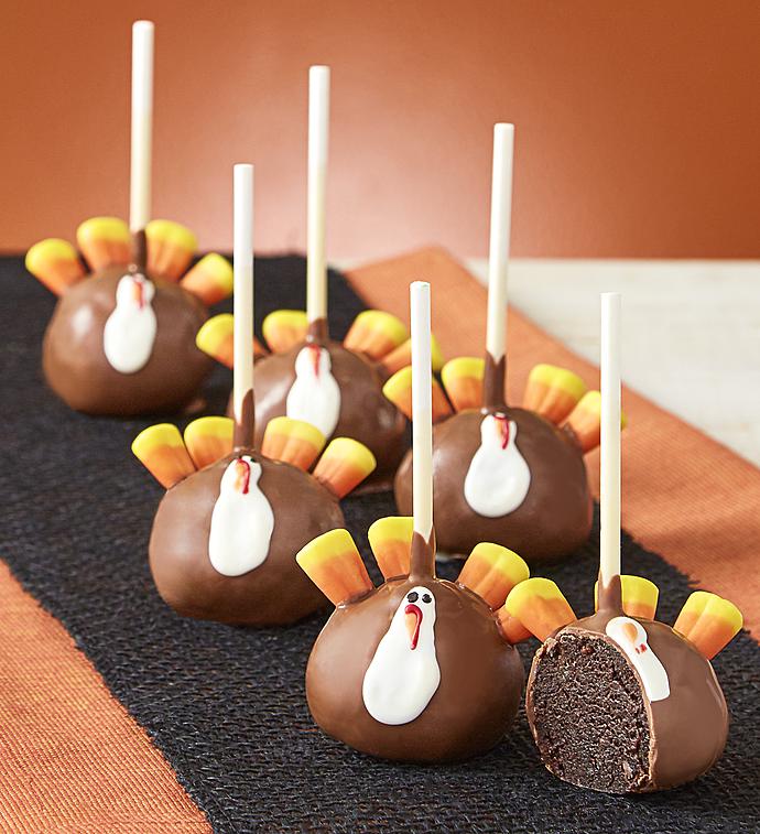 Thanksgiving Turkey Cake Pops