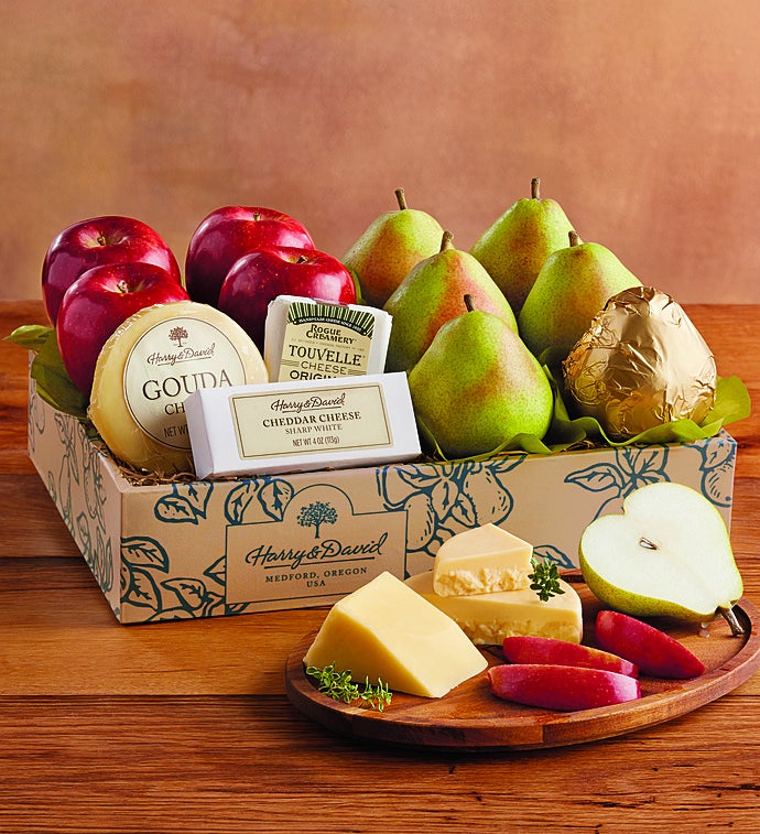 Harry and David® Pears, Apples & Cheese Gift