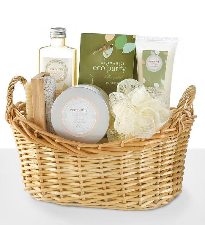 Green Tea and Bergamot Spa Gift Basket