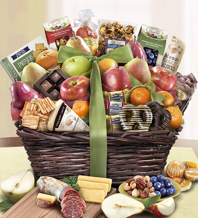 Distinctive Fruit & Sweets Gift Basket