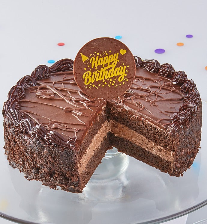 Bake Me A Wish! Chocolate Mousse Birthday Cake