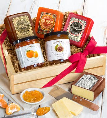 Plymouth Cheese  Just Jans Spreads Gift Crate
