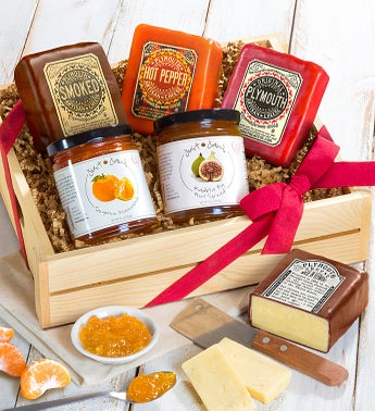 Plymouth Cheese  Just Jans Spreads Gift Crate