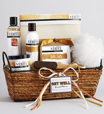 Healing Thoughts Vanilla Bliss Spa Basket