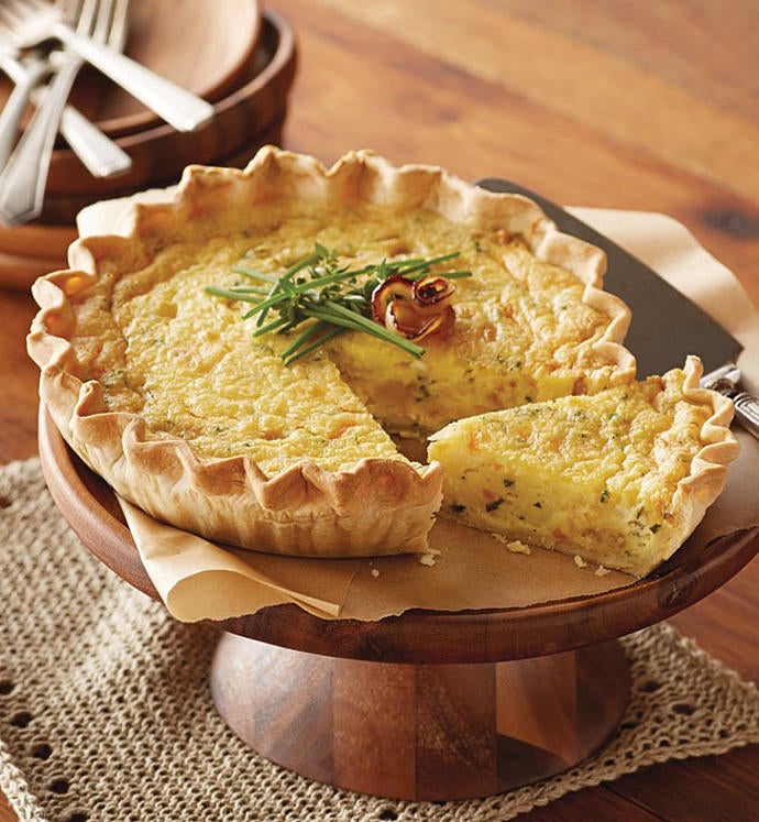 Harry and David® Triple Cheese and Onion Quiche