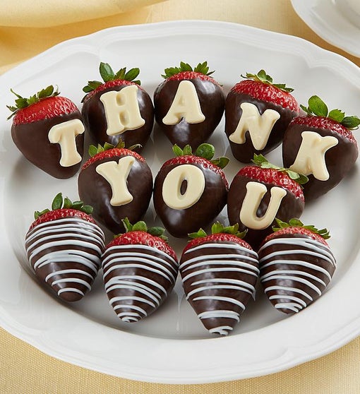 Thank You Chocolate Covered Strawberries