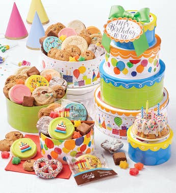 Cheryls Happy Birthday to You Gift Tower