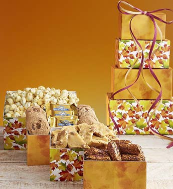 Falling Leaves Sweets  Treats Tower