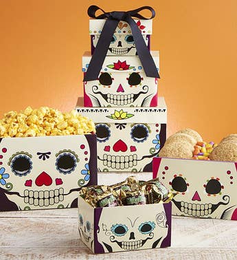 Day of the Dead Sweets Tower