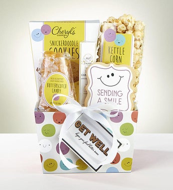 Sending Get Well Smiles Sweet Treats Gift Basket
