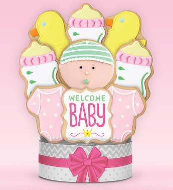 Its A Girl Cookie Arrangement