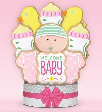 Its A Girl Cookie Arrangement