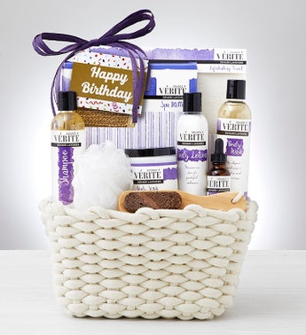 Its Your Birthday Denarii Lavender Spa Basket