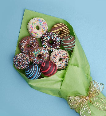 Birthday Chocolate Donut  Cake Pop Bouquet