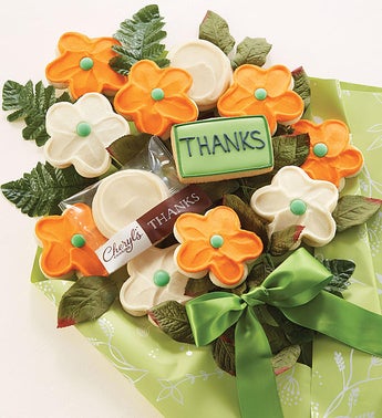 Cheryls Thanks Long Stem Cookie Flowers