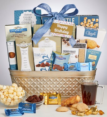 Birthday Gift Baskets Delivery & Gourmet Food | 1800Flowers.com