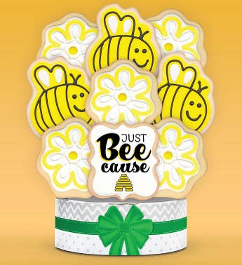 Just Bee-Cause Cookie Arrangement