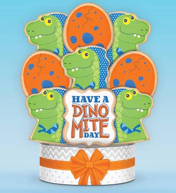 Have a Dino-Mite Day Cookie Arrangement
