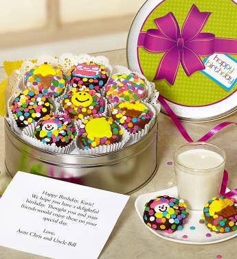 Happy Birthday Belgian Chocolate Covered OREO Tin