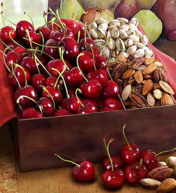 Sweet Bing Cherry Pistachio  Mixed Nut Gift Box
