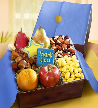 Thank You Fresh Fruit  Sweets Gift Box