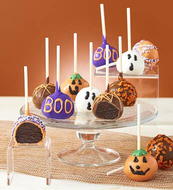 Decadent Halloween Truffle Cake Pops