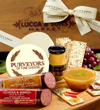 Lucca  Sons Sausage  Cheese Gift Box