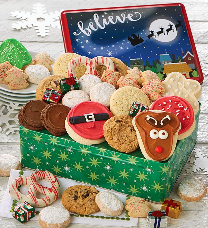 Believe Gift Tin - Holiday Treats Assortment