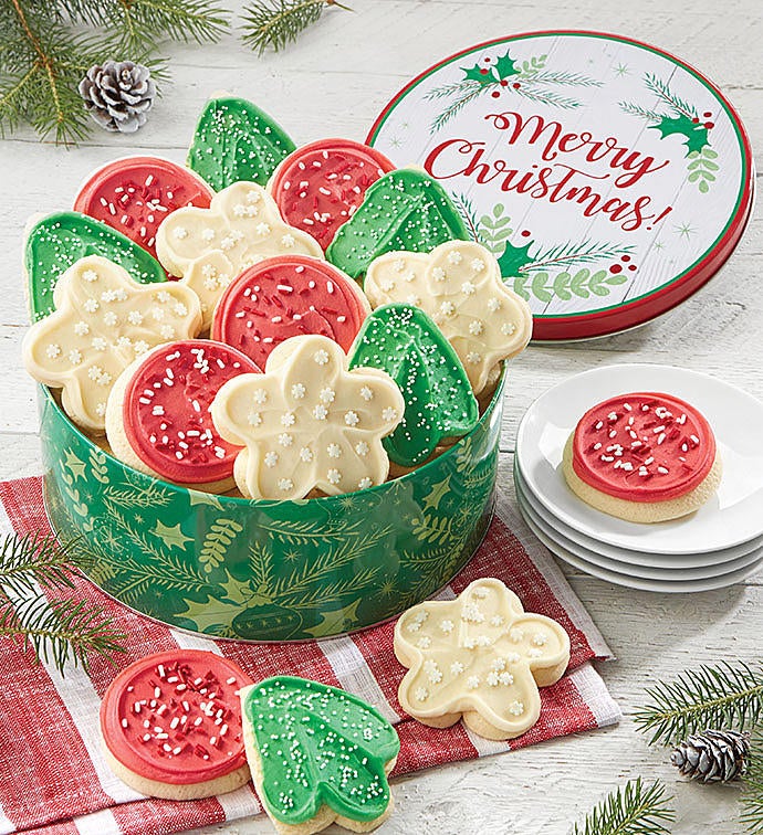 Merry Christmas Tin Holiday Cut-outs