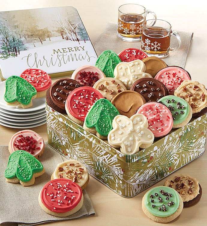 Premier Merry Christmas Gift Tin - Frosted