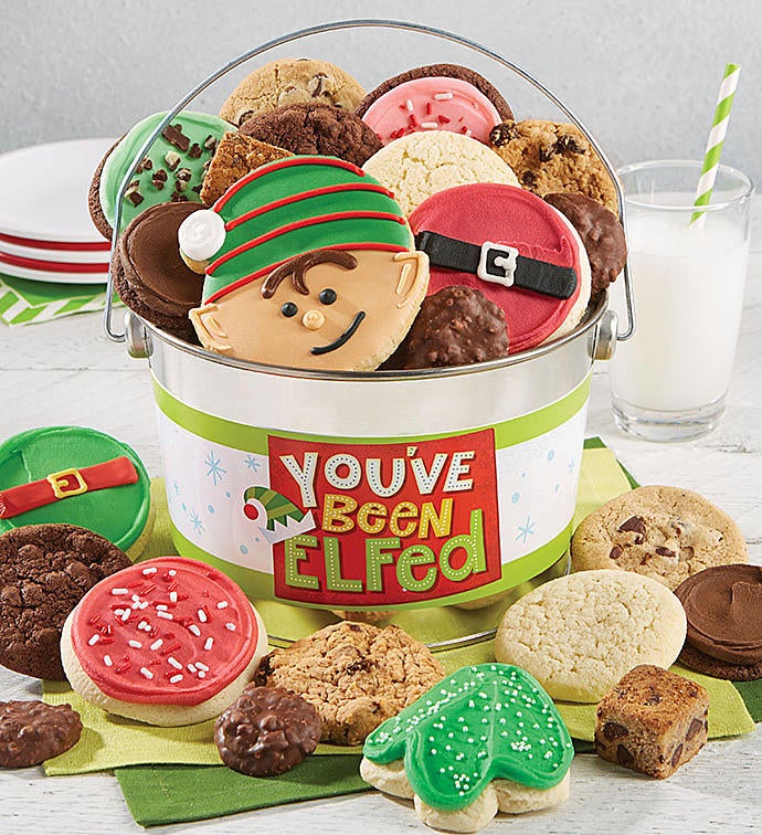 You've Been Elfed Treats Pail