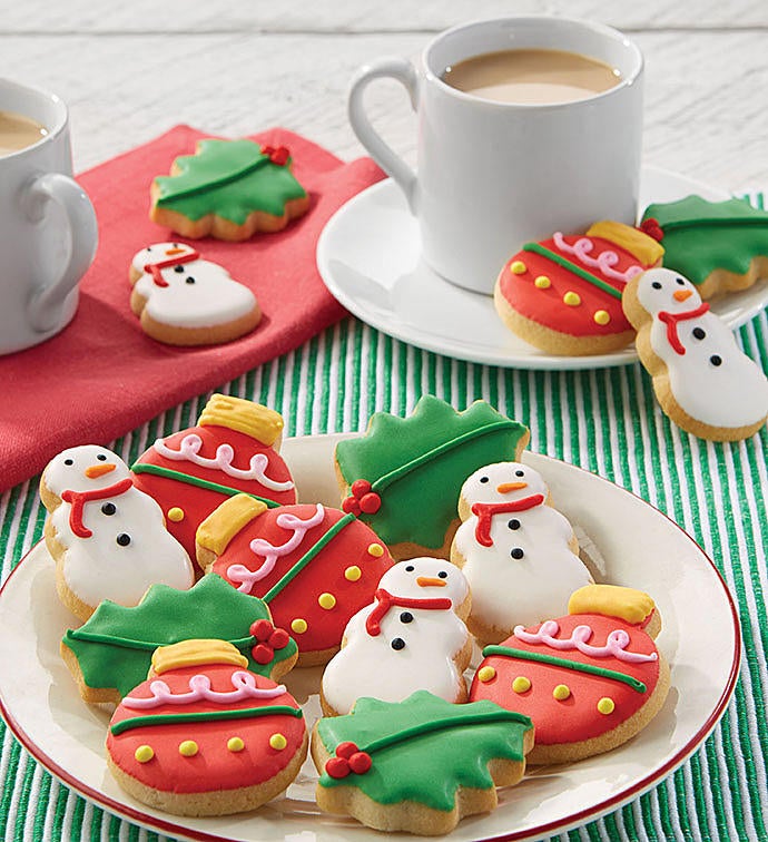 Mini Holiday Crunchy Sugar Cookies