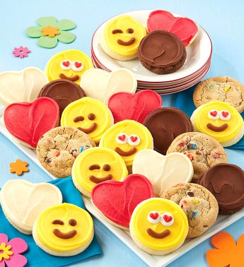Buttercream Frosted Love Cut-out Cookie Assortment