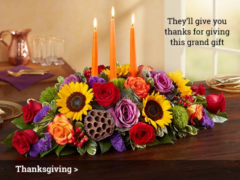 Thanksgiving Flowers & Gifts