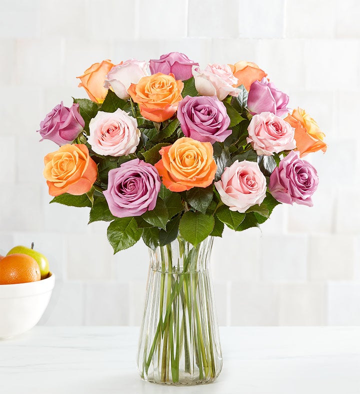 Mother’s Day Sorbet Roses: 18 Stems