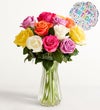 Happy Birthday Assorted Roses