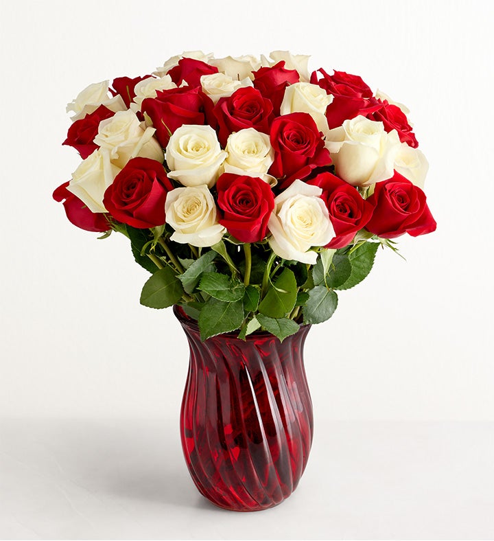 Peppermint Rose Bouquet, 1836 Stems 103642