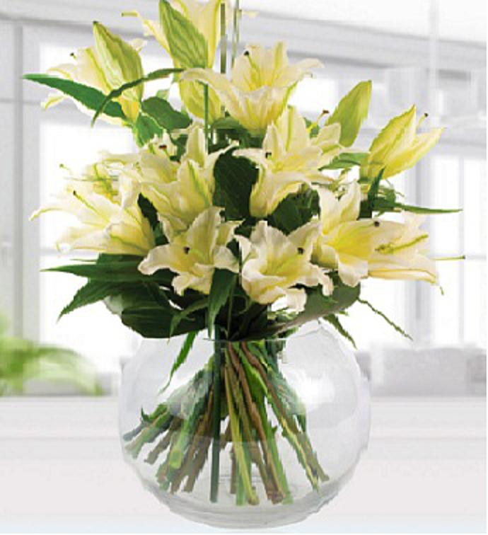 White Lilies Bouquet