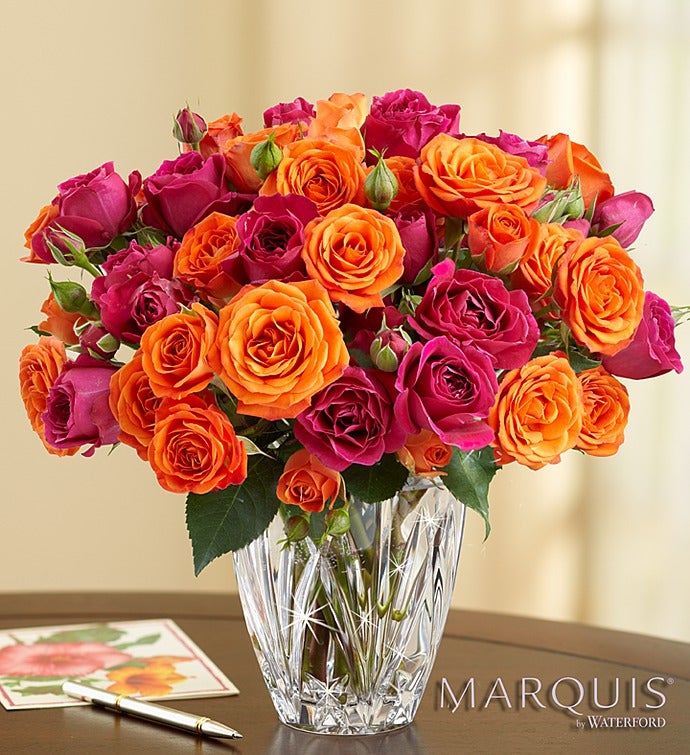 Charming Blooms in Marquis by Waterford® Vase