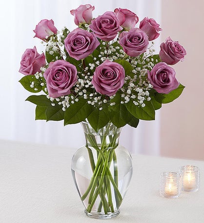 Rose Elegance™ Premium Long Stem Lavender Roses