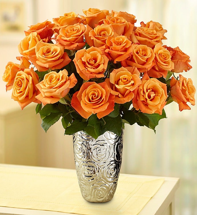 Orange Roses, 12 24 Stems