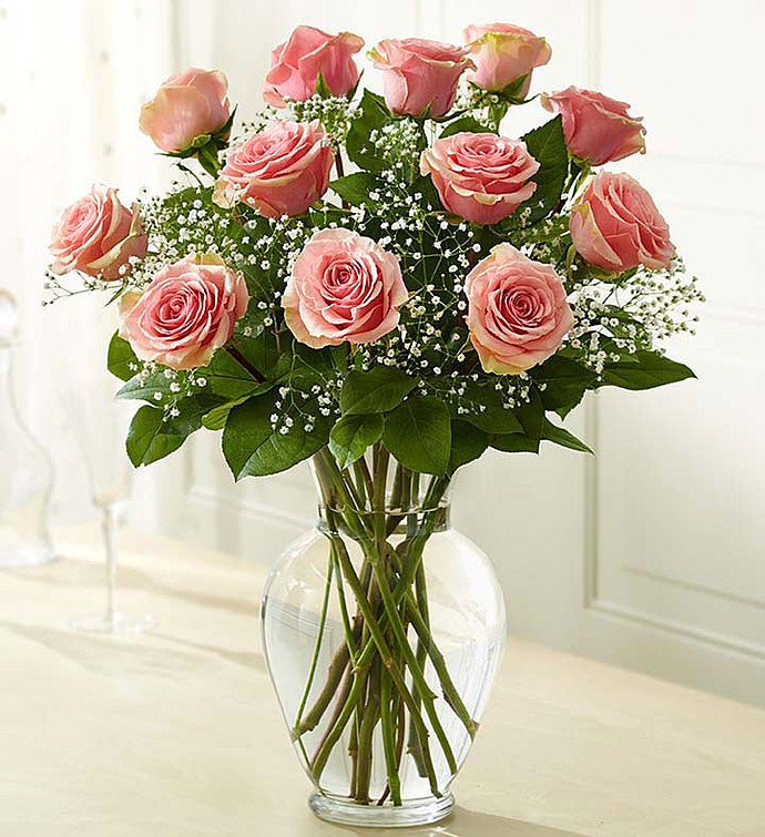 Rose Elegance™ Premium Long Stem Pink Roses