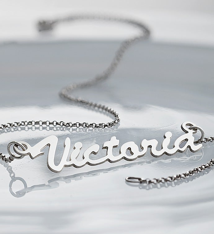 Personalized Sterling Silver Name Necklace